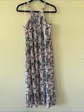 Floral Halter Maxi Dress